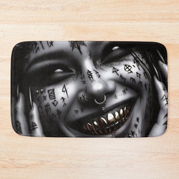 Item preview, Occult Runes Surreal Horror Portrait designed and sold by Insomnia Art Designs.