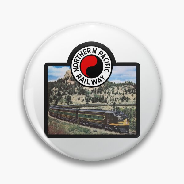 Item preview, Vintage Northern Pacific Railroad - Scenic Route Across America designed and sold by QuayTradingCo.