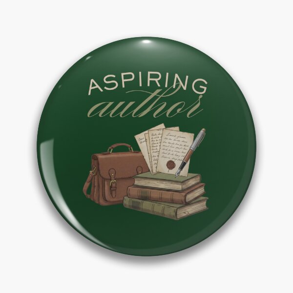 Item preview, Aspiring Author Vintage Aesthetic – Dark Academia Writer Illustration – Classic Literary Gift designed and sold by justyna-s28.