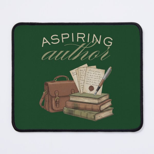 Item preview, Aspiring Author Vintage Aesthetic – Dark Academia Writer Illustration – Classic Literary Gift designed and sold by justyna-s28.