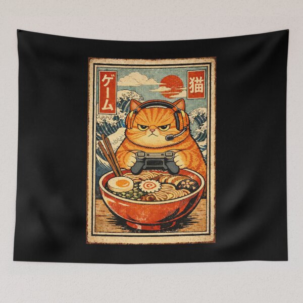 Item preview, Six Seven Bruh Vintage Cat video gamer meme designed and sold by IdealDo.