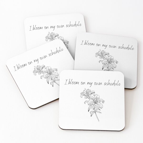 Item preview,  I Bloom on My Own Schedule – Soft Floral Line Art designed and sold by Panoramax.