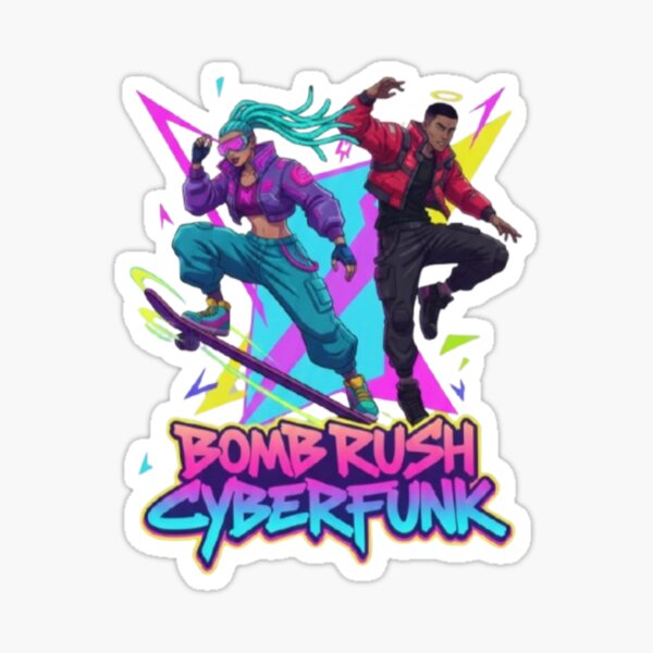 Bomb Rush Cyberfunk - Street Graffiti Sticker