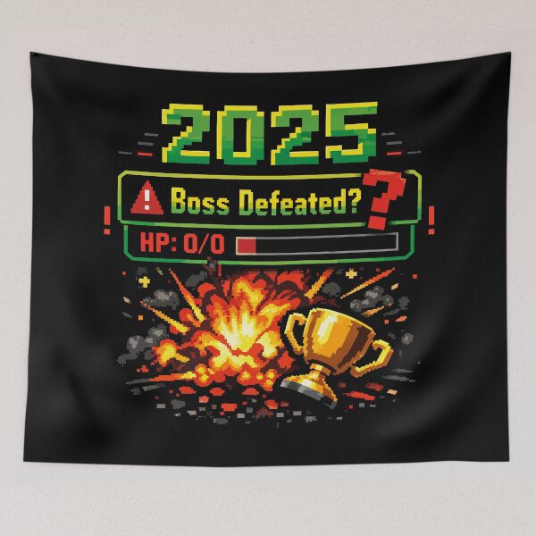 Item preview, 2025: Boss Defeated? designed and sold by xmoudx.