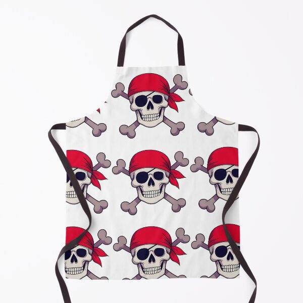 Aperçu de l'œuvre Illustration d'un pirate et d'un crâne de pirate avec bandana créée et vendue par bestggraphico.