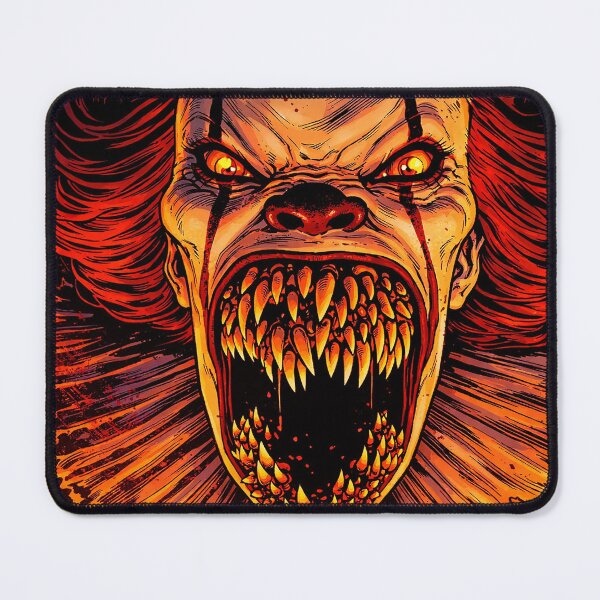 Item preview, The scary clown Pennywise with his teeth from It: Welcome to Derry (fan art) designed and sold by PopCultureAndStuff.