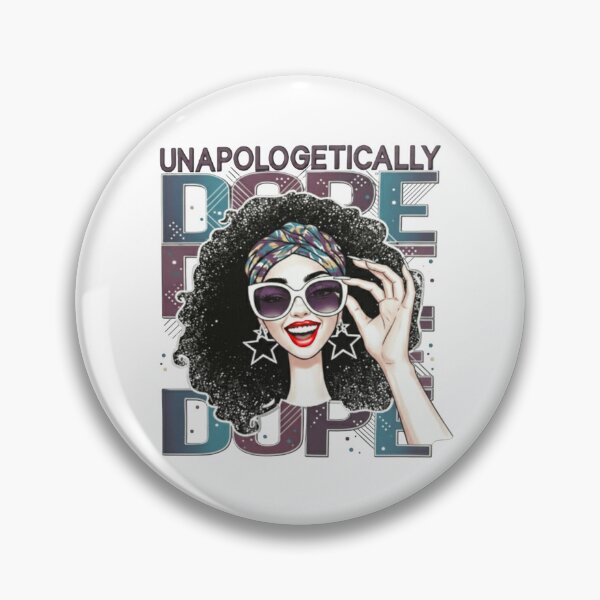 Item preview,  Unapologetically Dope White & Black Woman Art – Empowerment Glitter Portrait designed and sold by Williams Anderson.