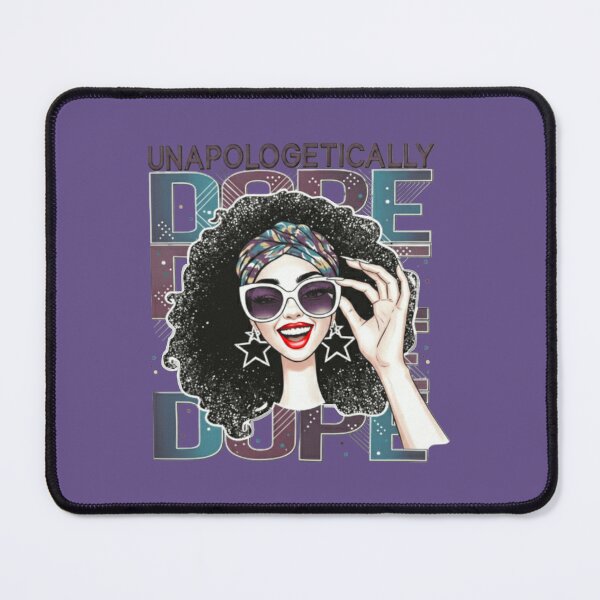 Item preview, Unapologetically Dope White & Black Woman Art – Empowerment Glitter Portrait designed and sold by Williams Anderson.