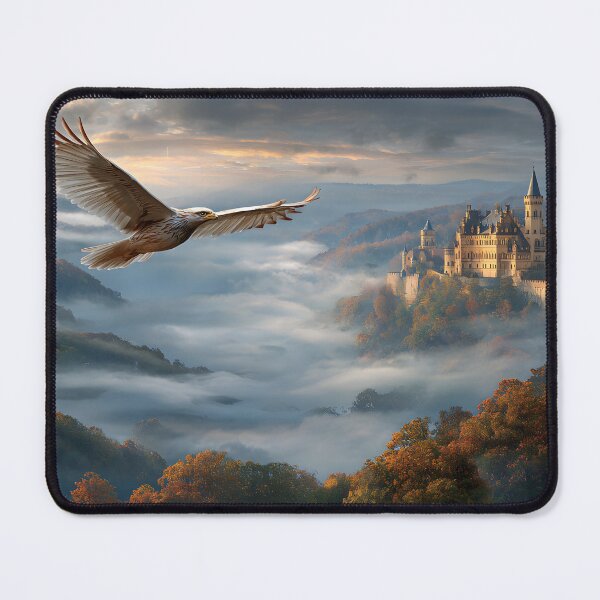 Item preview, Majestic Castle Overlooking a Mystical Landscape designed and sold by Artessie.
