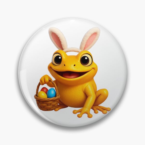 Item preview, Easter Golden Poison Frog designed and sold by Sillytoe.