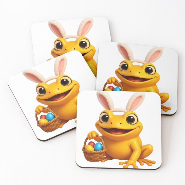 Item preview, Easter Golden Poison Frog designed and sold by Sillytoe.