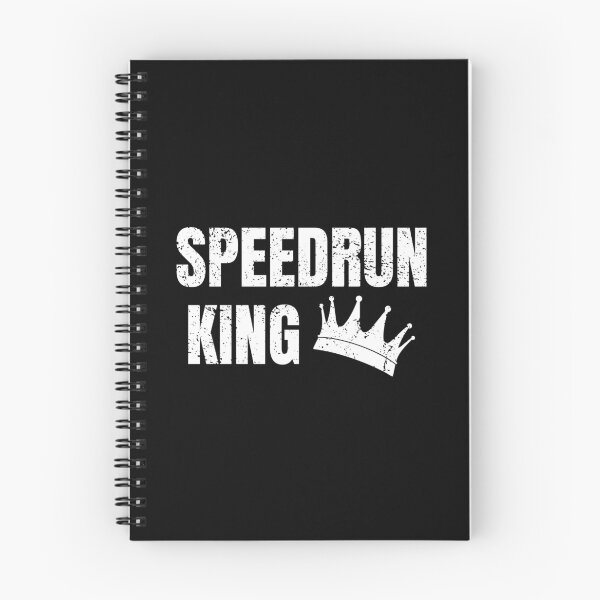 Item preview, Speedrun King Grunge Crown – Bold Gamer Speedrunning Design designed and sold by PHRASEandSTYLE.