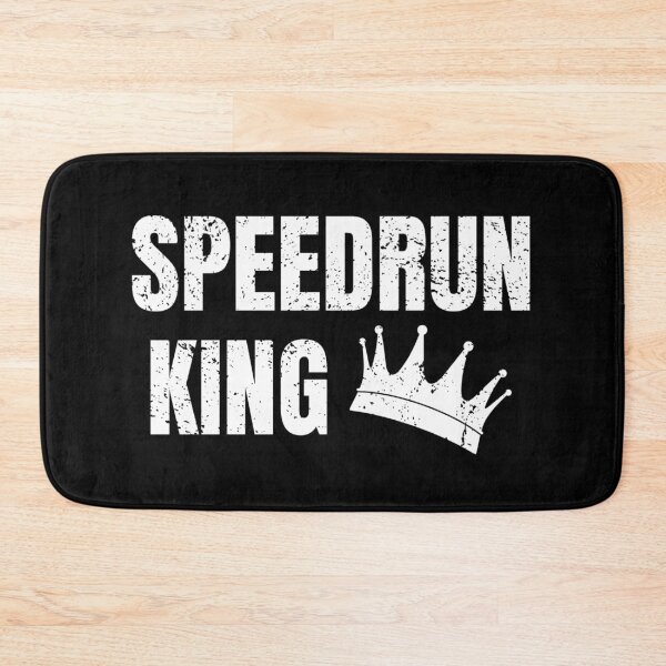 Item preview, Speedrun King Grunge Crown – Bold Gamer Speedrunning Design designed and sold by PHRASEandSTYLE.