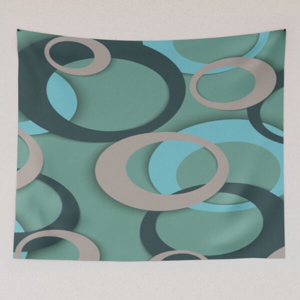 Item preview, MULTICOLOR CIRCLES WITH CHAOTIC AND SEAMLESS PATTERN  designed and sold by Matoo5062.