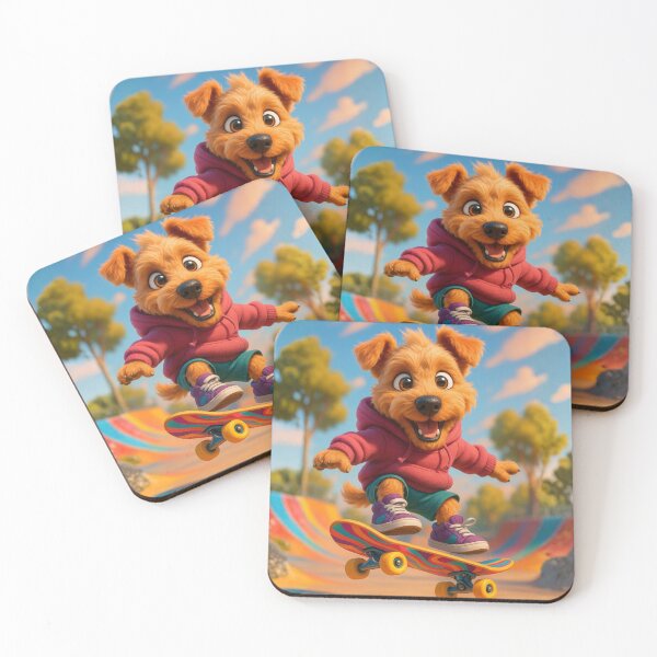 Item preview, Skater Lakeland Terrier designed and sold by Sillytoe.