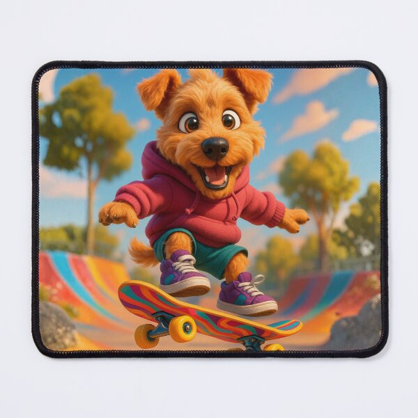 Item preview, Skater Lakeland Terrier designed and sold by Sillytoe.