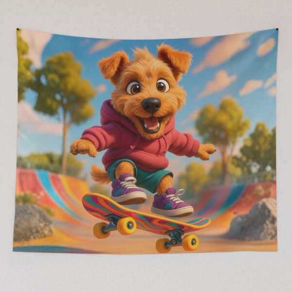 Item preview, Skater Lakeland Terrier designed and sold by Sillytoe.
