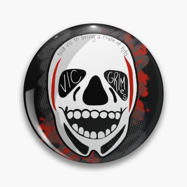 Item preview, Vic Grimes Skull: messy designed and sold by 10pmCreations.