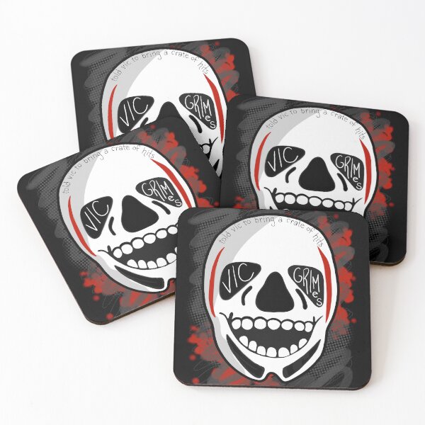Item preview, Vic Grimes Skull: messy designed and sold by 10pmCreations.