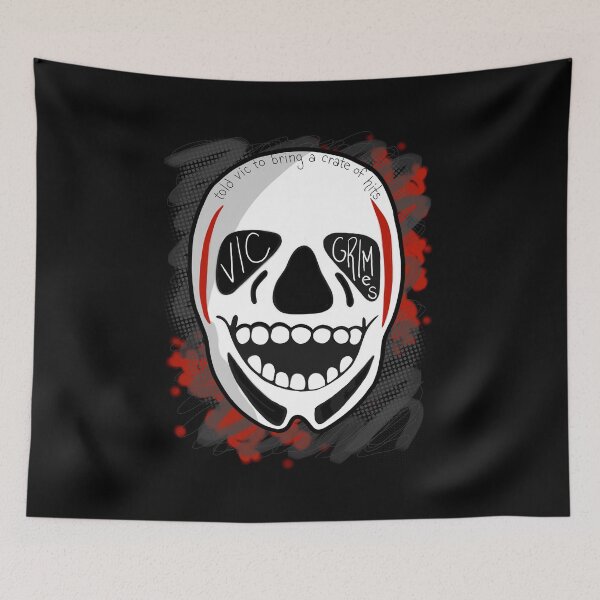 Item preview, Vic Grimes Skull: messy designed and sold by 10pmCreations.