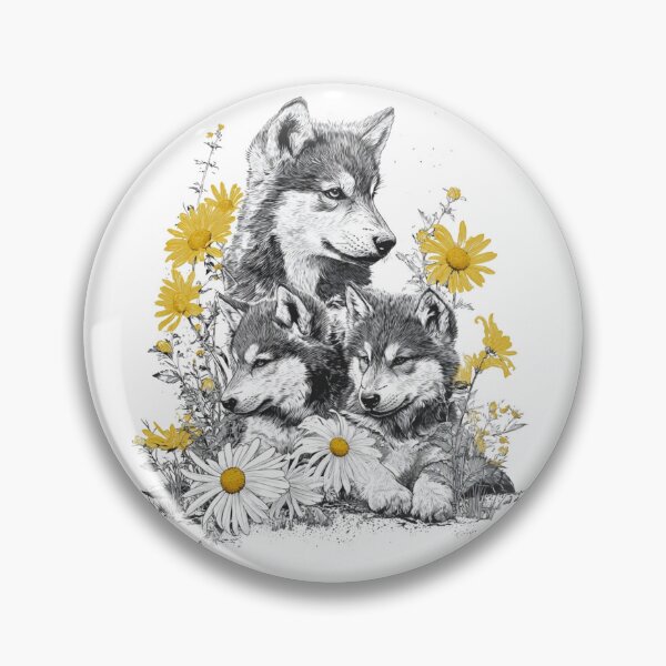 Item preview, Wolf, Vintage Style Animals Collection designed and sold by EnjoyFunGifts.