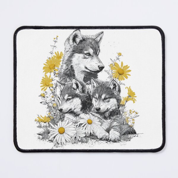 Item preview, Wolf, Vintage Style Animals Collection designed and sold by EnjoyFunGifts.