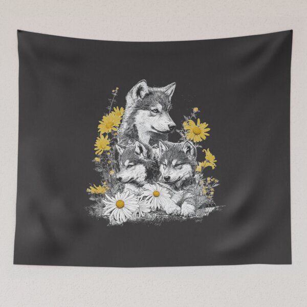 Item preview, Wolf, Vintage Style Animals Collection designed and sold by EnjoyFunGifts.