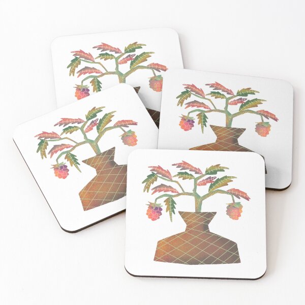 Item preview, Abstract Raspberry – Stylized Botanical Art designed and sold by diaricesalt.