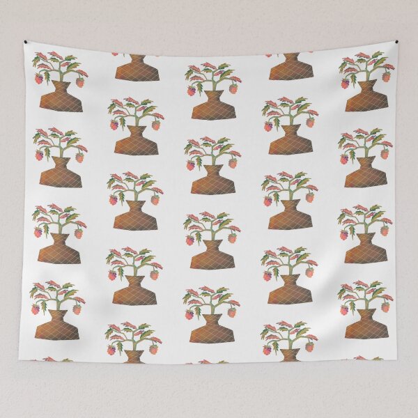 Item preview, Abstract Raspberry – Stylized Botanical Art designed and sold by diaricesalt.