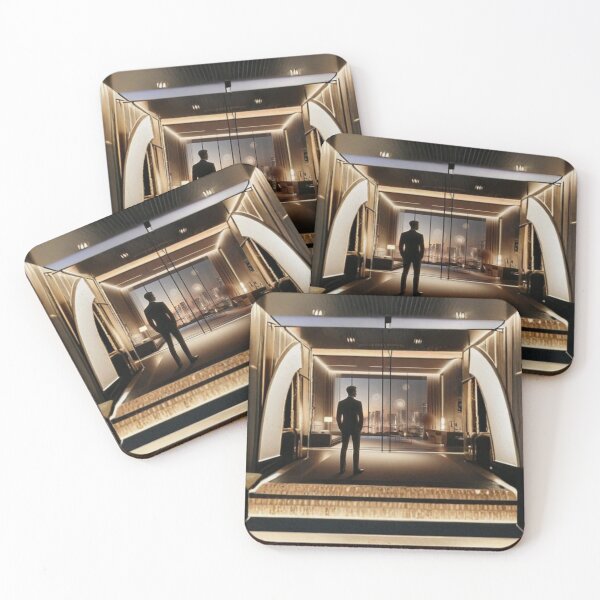 Item preview, Path to Power – Luxury City Skyline Motivational Wall Art designed and sold by MonaRose_Art.