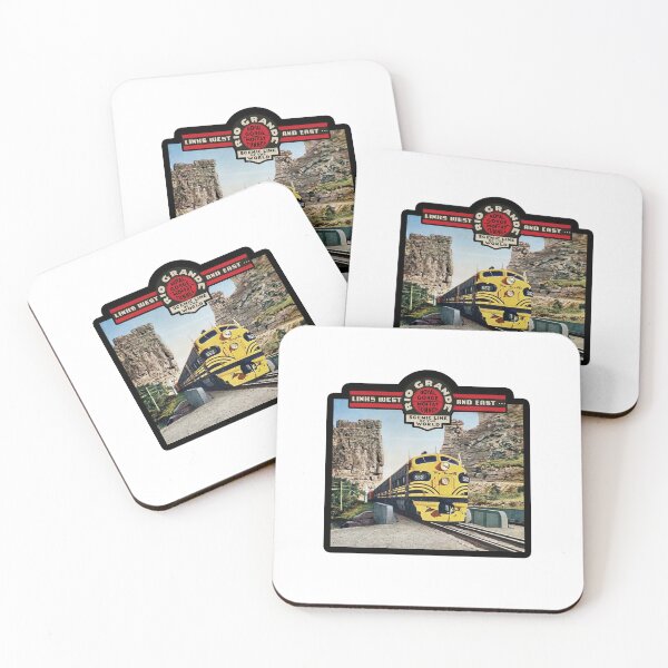 Item preview, Vintage Rio Grande Railroad - Royal Gorge and Moffat Tunnel - Scenic Line Of The World designed and sold by QuayTradingCo.
