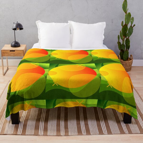 Item preview, Vibrant Kinetic Solar Abstract – Modern Geometric Fluid Art in Orange and Green designed and sold by VibranPalette.