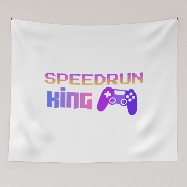 Item preview, Speedrun King Controller – Gamer Speedrunning Graphic Design designed and sold by PHRASEandSTYLE.
