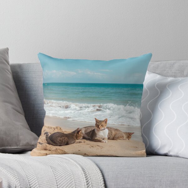 Item preview, Enjoying the beach with the felines designed and sold by Losancestros.