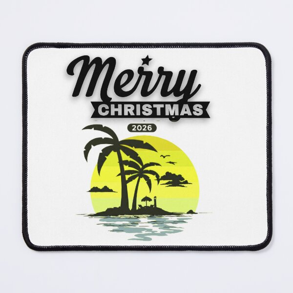 Item preview, Tropical Sunset Christmas 2026 Graphic Design designed and sold by blacK1982White.