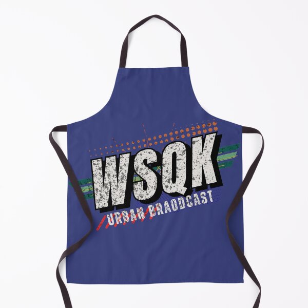 Item preview, WSQK Urban Broadcast Retro Distressed Logo designed and sold by phiawdesign9.