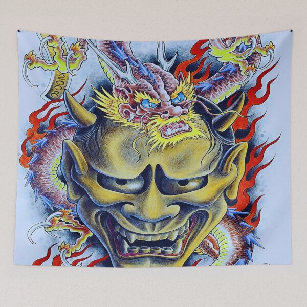 Item preview, Dragon & Hannya designed and sold by NightRaida.
