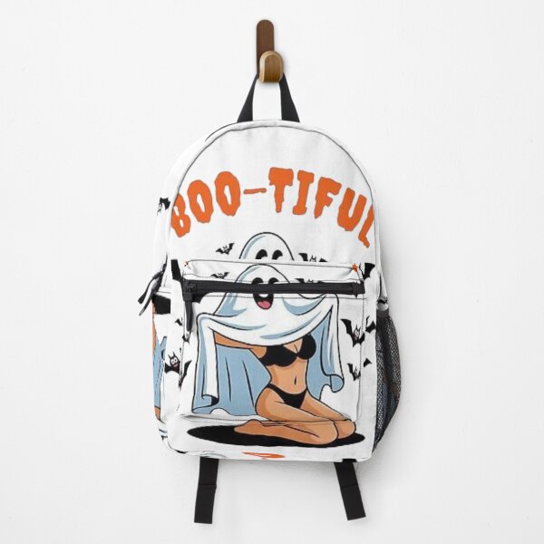 Item preview, Boo-tiful Ghost – Illustration Halloween Fun & Pin-Up Cartoon designed and sold by MeowLoka ⭐⭐⭐⭐.