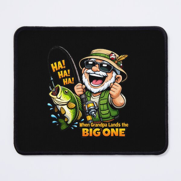 Item preview, When Grandpa Lands the Big One – Funny Fishing Grandpa designed and sold by DailyStrength.