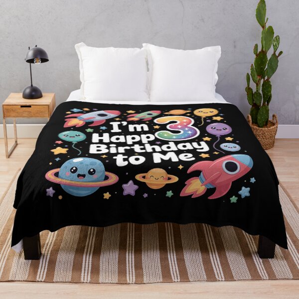 Item preview, Cute Space 3rd Birthday I'm Happy Birthday To Me designed and sold by sky11PP.