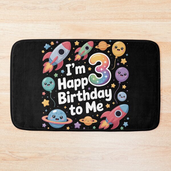 Item preview, Cute Space 3rd Birthday I'm Happy Birthday To Me designed and sold by sky11PP.