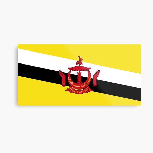 Brunei Flag Metal Print