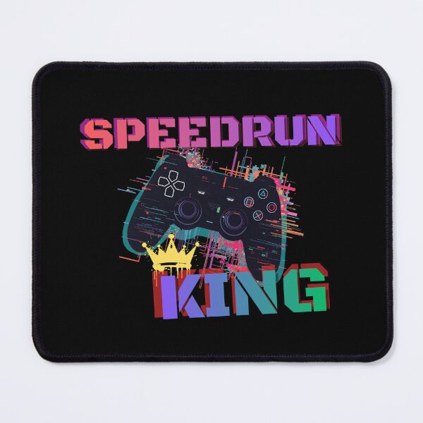 Item preview, Speedrun King Glitch Controller – Cyber Gamer Speedrunning Art designed and sold by PHRASEandSTYLE.