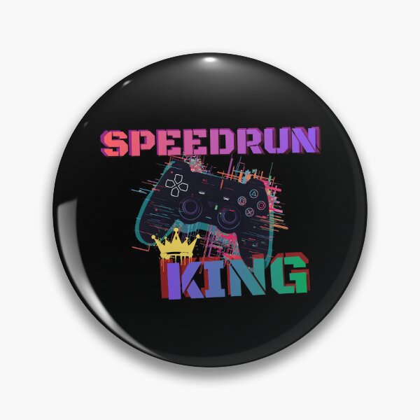 Item preview, Speedrun King Glitch Controller – Cyber Gamer Speedrunning Art designed and sold by PHRASEandSTYLE.