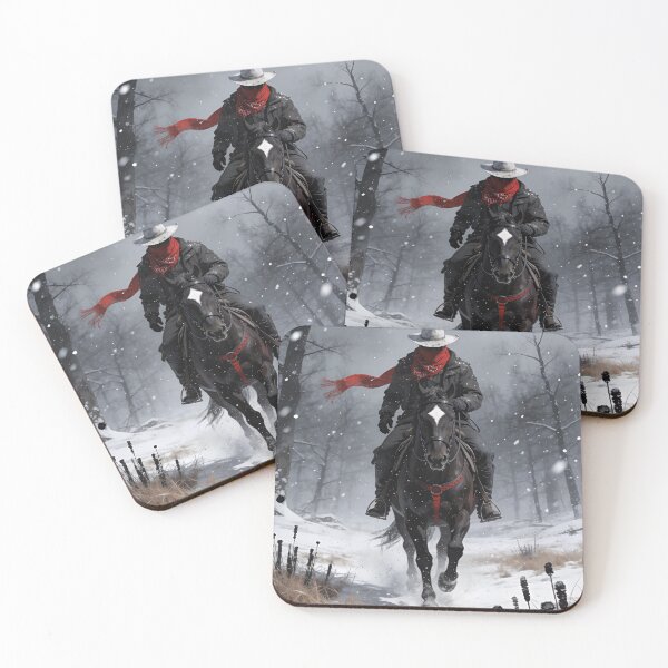 Item preview, Cold Path Rider – Silent Western Strength T-Shirt designed and sold by Eternal Kingdom Store.