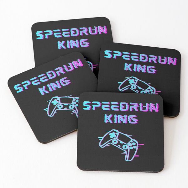 Item preview, Speedrun King Neon Glitch Controller Design – Cyber Gamer Aesthetic designed and sold by PHRASEandSTYLE.