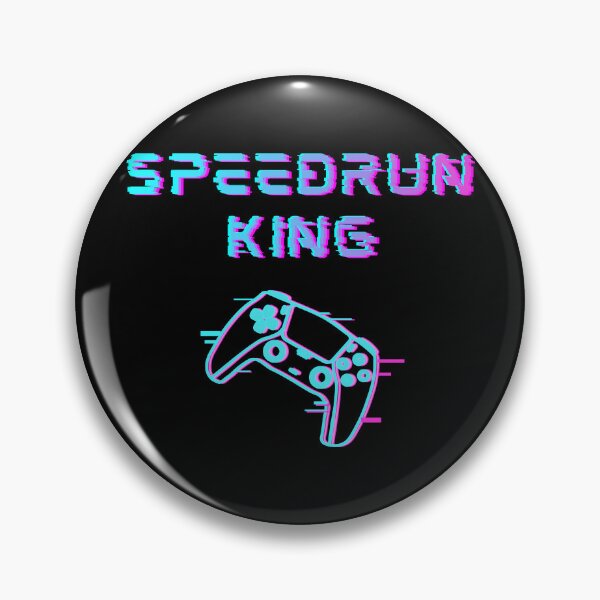 Artikelvorschau, Speedrun King Neon Glitch Controller Design – Cyber Gamer Ästhetik entworfen und verkauft von PHRASEandSTYLE.