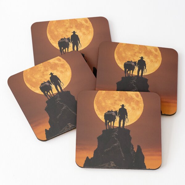 Item preview, Camiseta Vaquero Solitario Bajo la Luna designed and sold by Eternal Kingdom Store.
