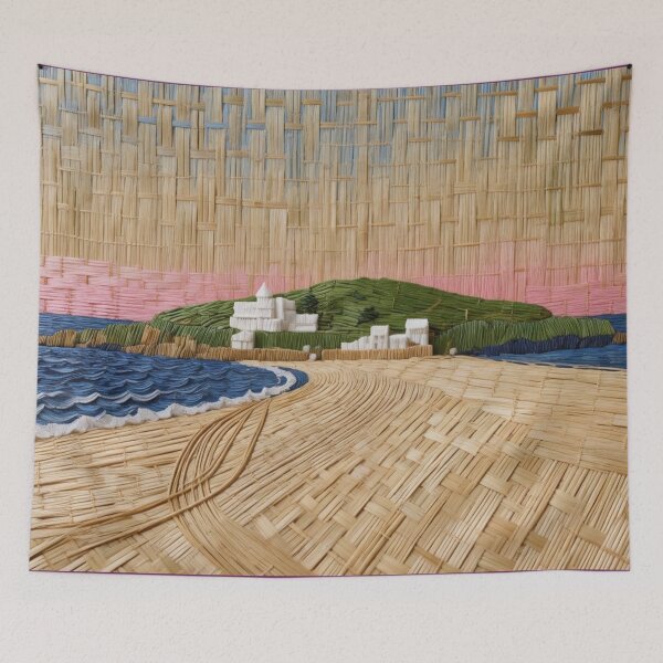Item preview, Burgh Island sunrise3(photography + AI) designed and sold by artsmeow.