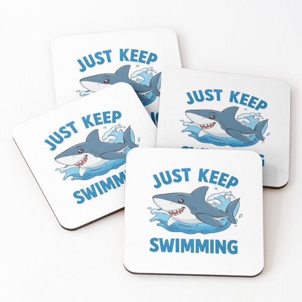 Item preview, Just Keep Swimming designed and sold by RisingWolfStudio.